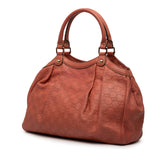 グッチ スーキー グッチシマ ハンドバッグ 211944 ピンク レザー レディース GUCCI 【中古】
